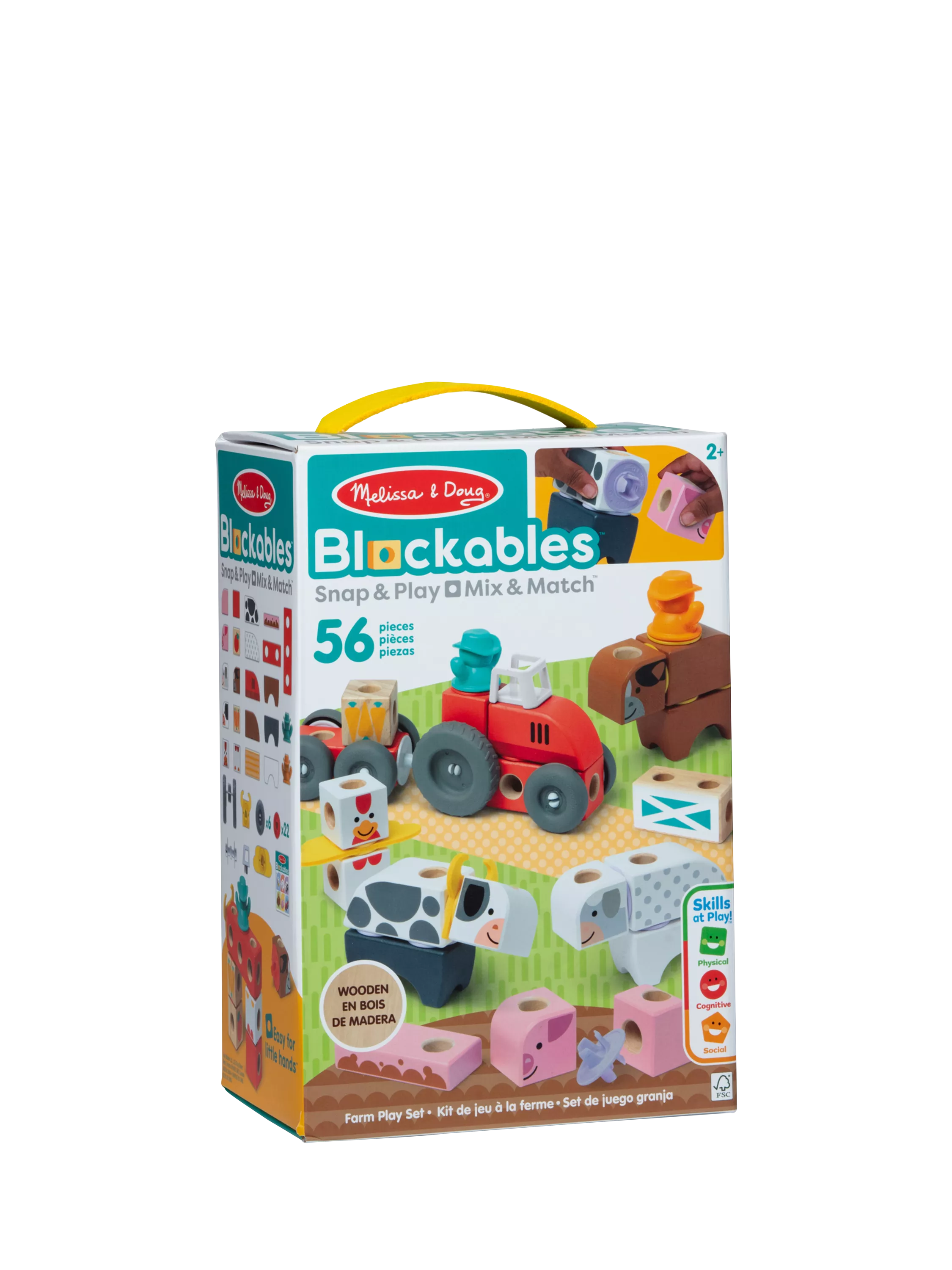 Melissa & Doug Blockables Farm Play Set building blocks (British brand)