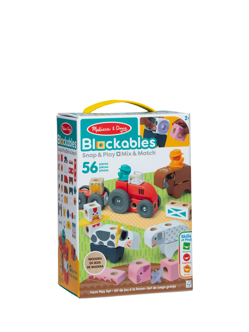 Melissa & Doug Blockables Farm Play Set building blocks (British brand)