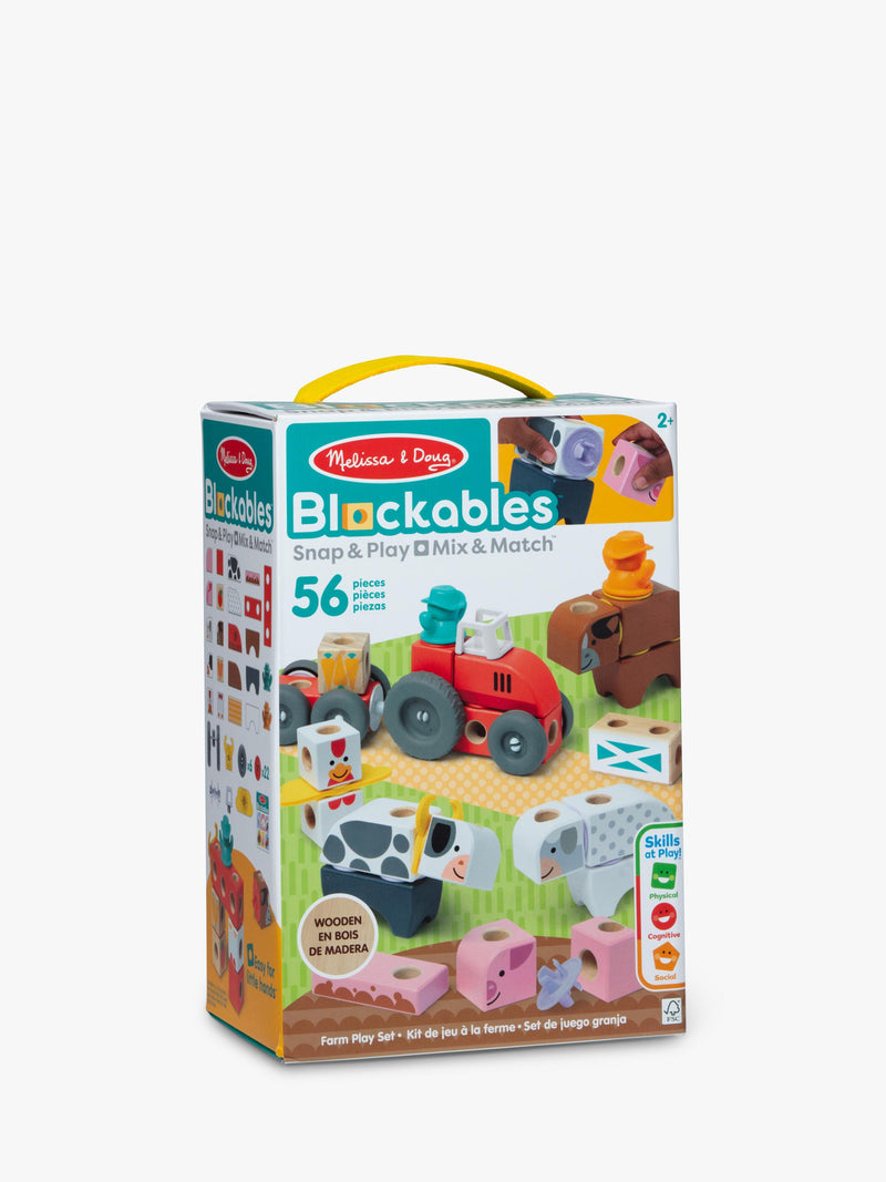 Melissa & Doug Blockables Farm Play Set building blocks (British brand)