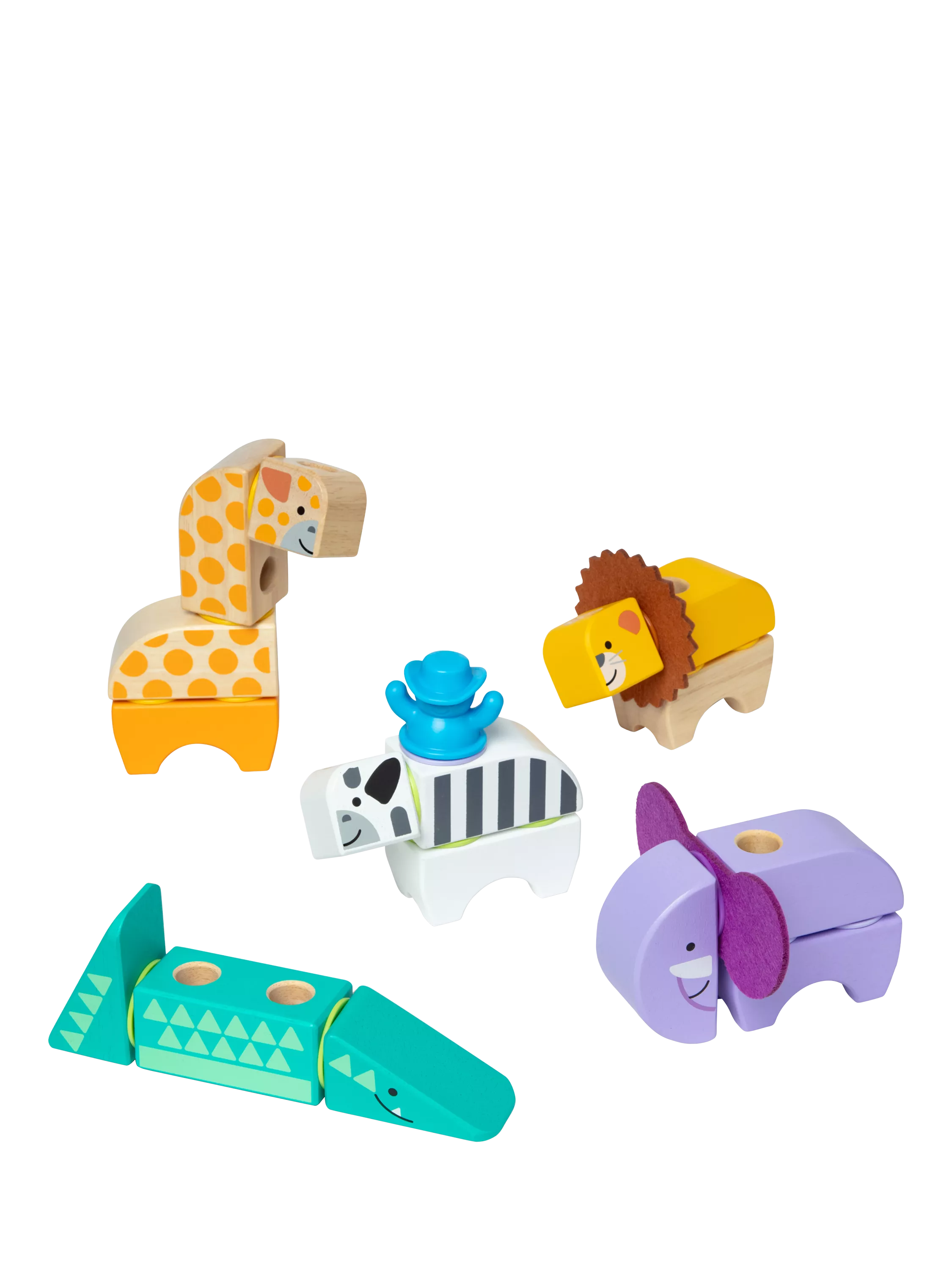 Melissa & Doug Blockables Safari Play Set building blocks (British brand)