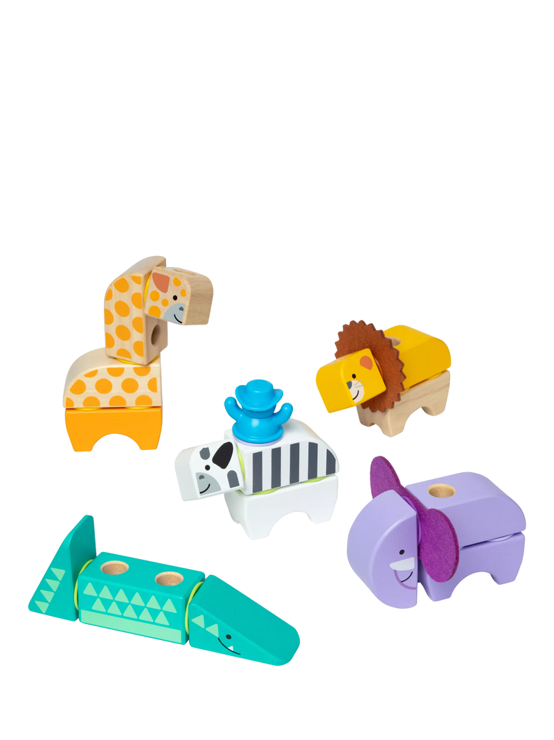 Melissa & Doug Blockables Safari Play Set building blocks (British brand)