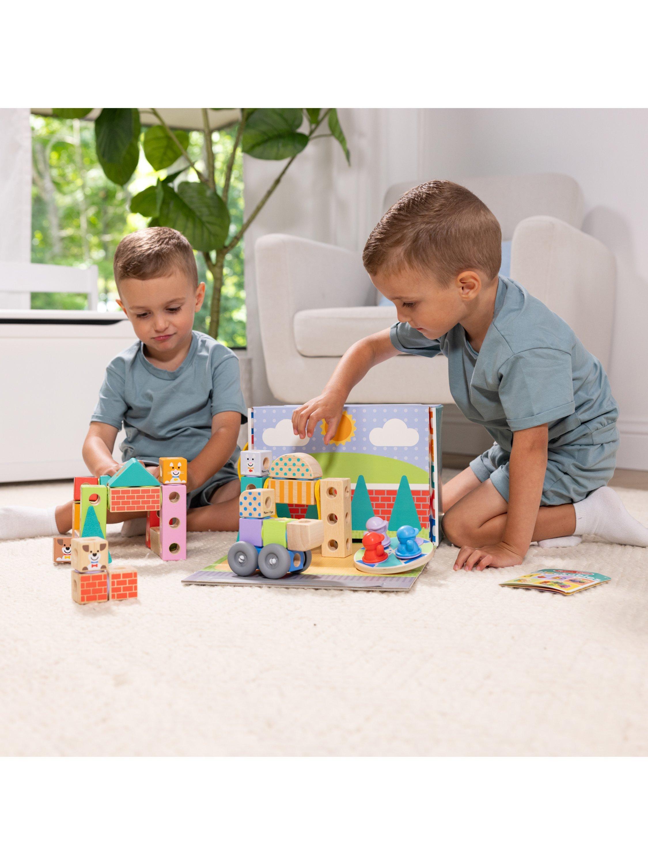 Melissa & Doug building blocks Town Play Set 73-piece - British product