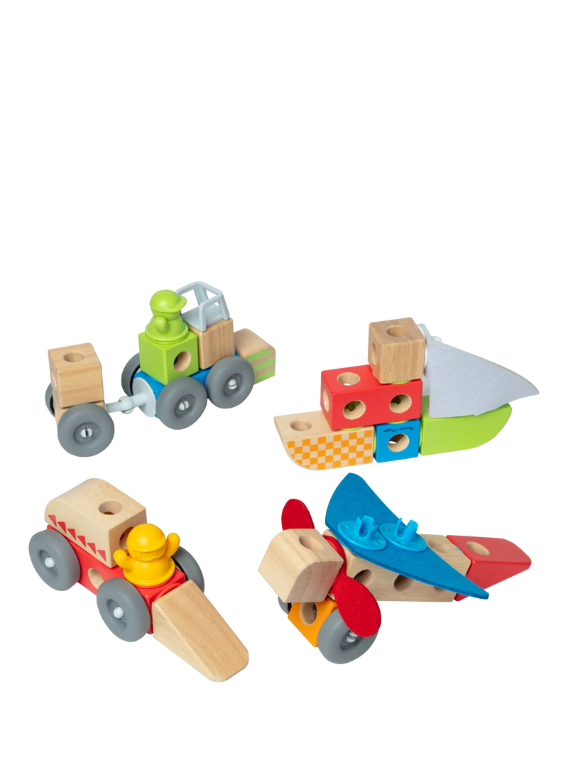 Melissa & Doug Blockables Vehicles Play Set 54-piece, UK version