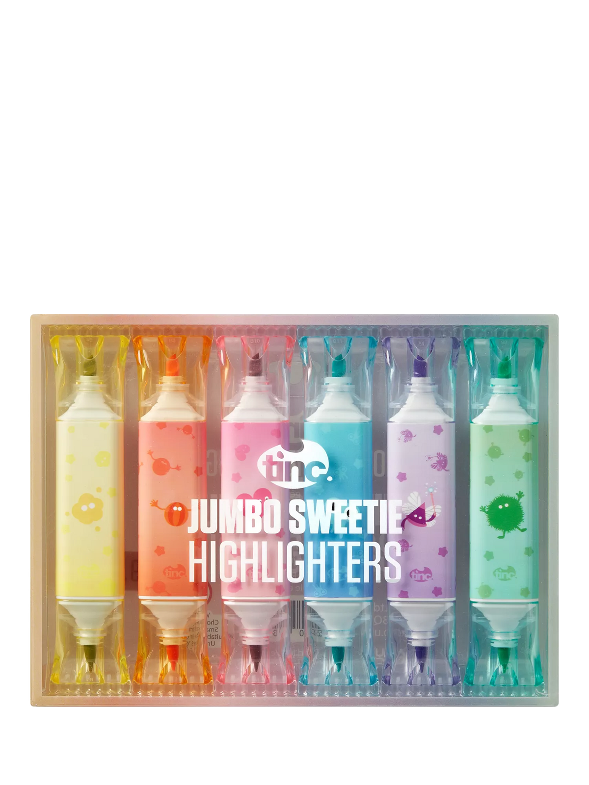 Tinc double ended highlighter pens pack of 6, imported from the UK