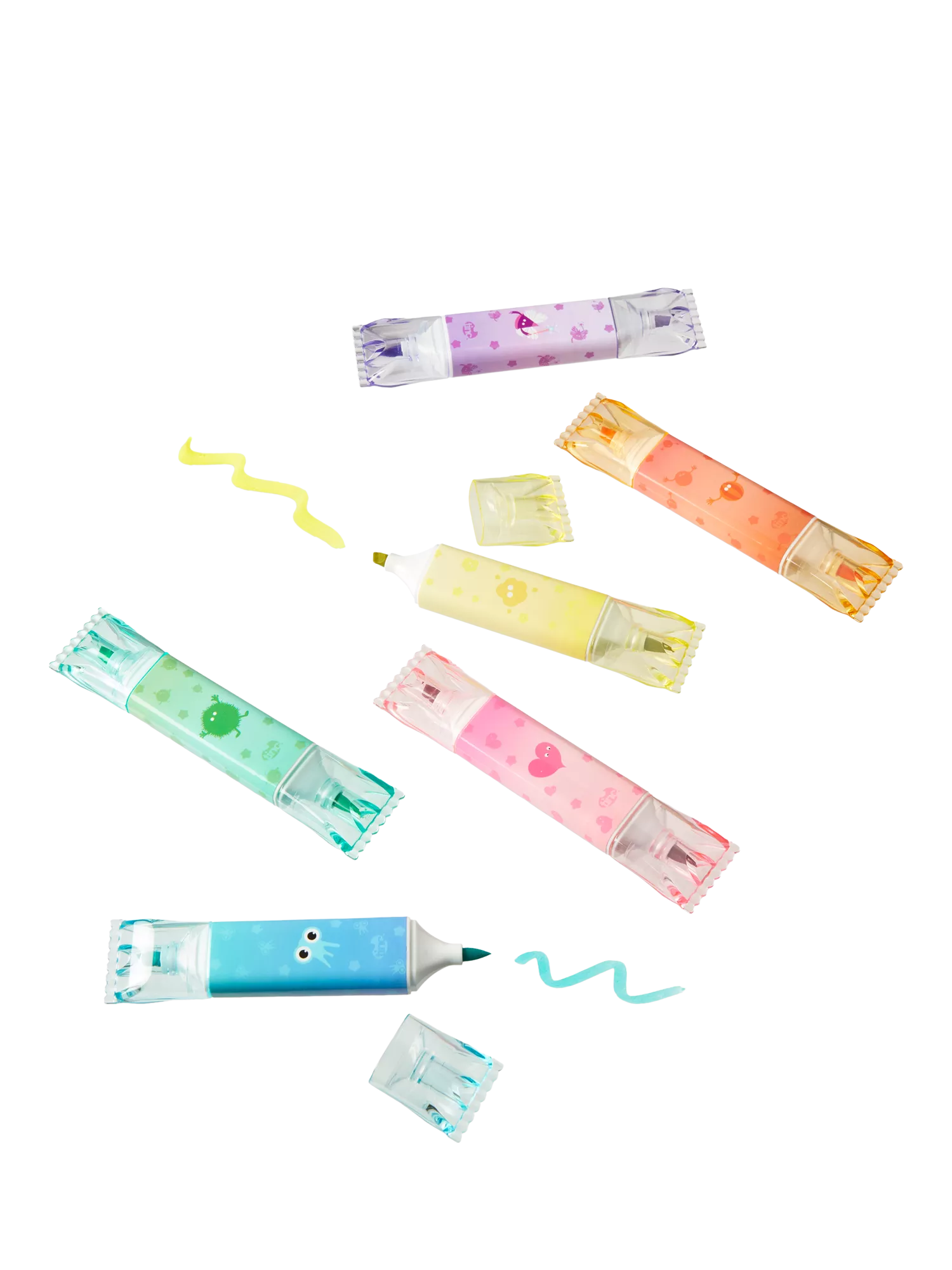 Tinc double ended highlighter pens pack of 6, imported from the UK