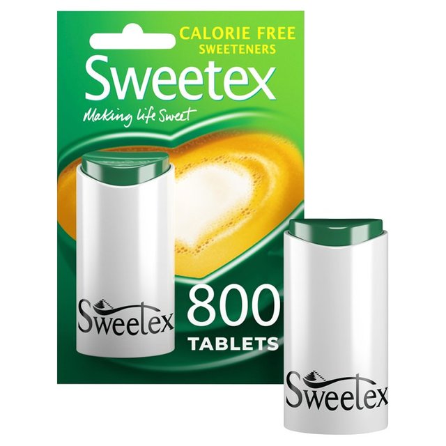 Sweetex Sweetener Calorie & Sugar Free Tablets   800 per pack GOODS M&S   