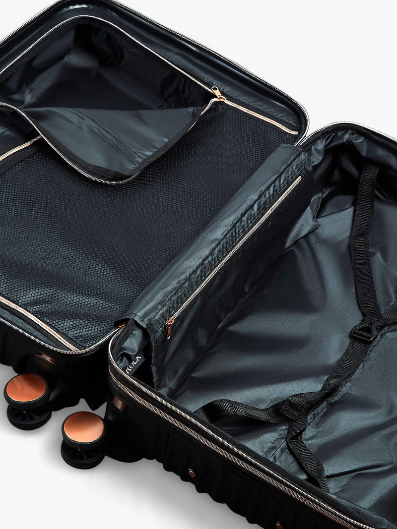 Rock Selene 8-wheel hard shell suitcase set of 3 (British brand)