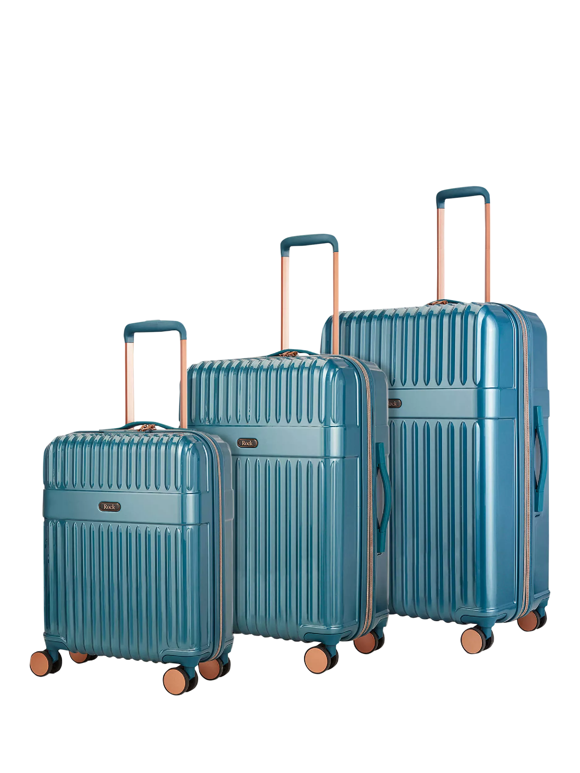 Rock Selene 8-Wheel Hard Shell Suitcase, Set of 3