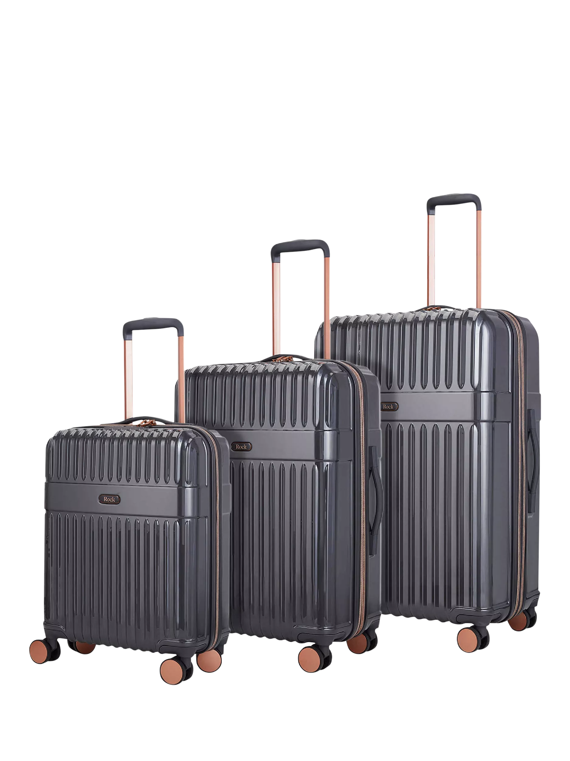 Rock Selene 8-Wheel Hard Shell Suitcase, Set of 3