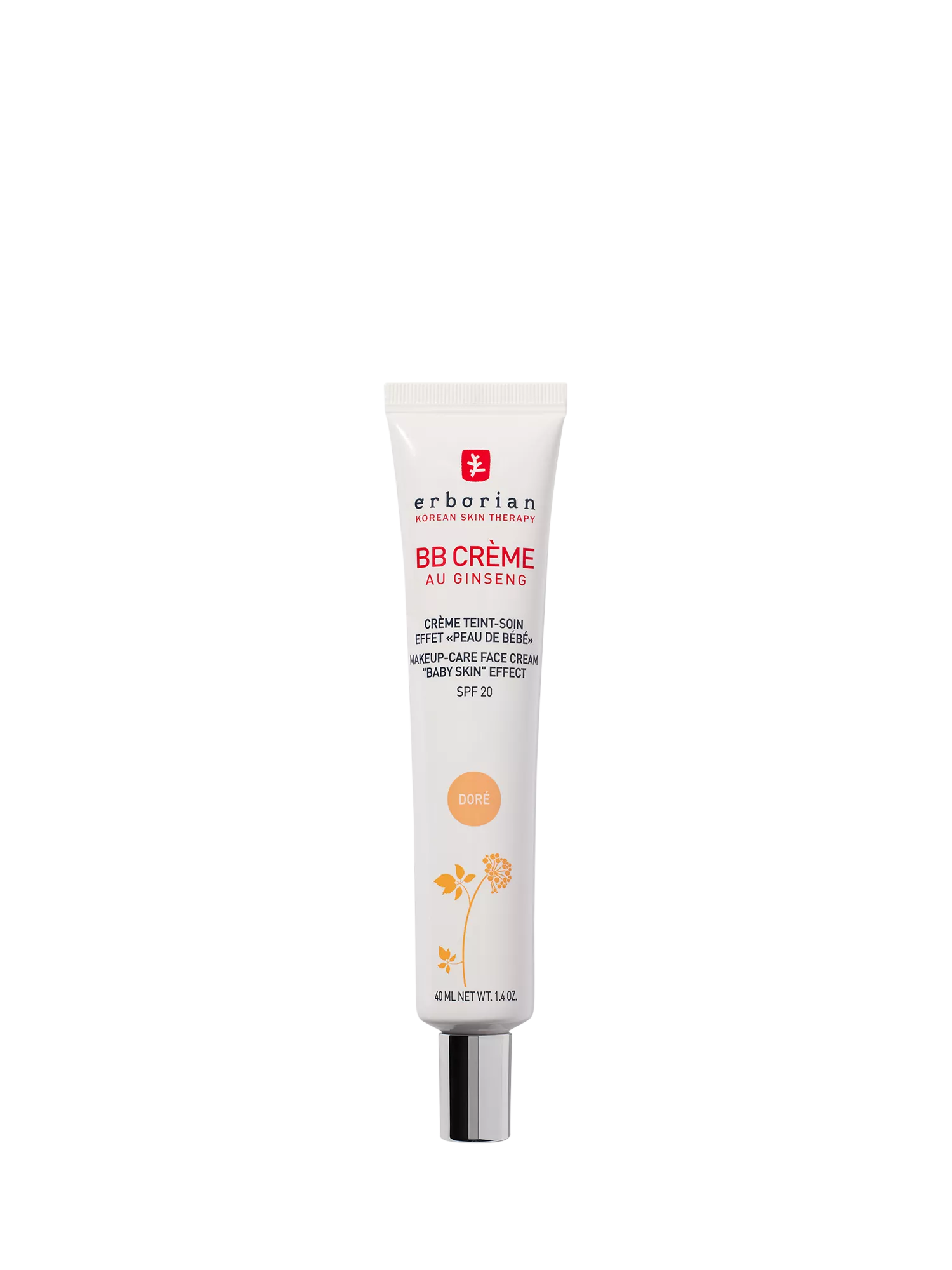 Erborian BB Crème Au Ginseng, Dore, 40ml