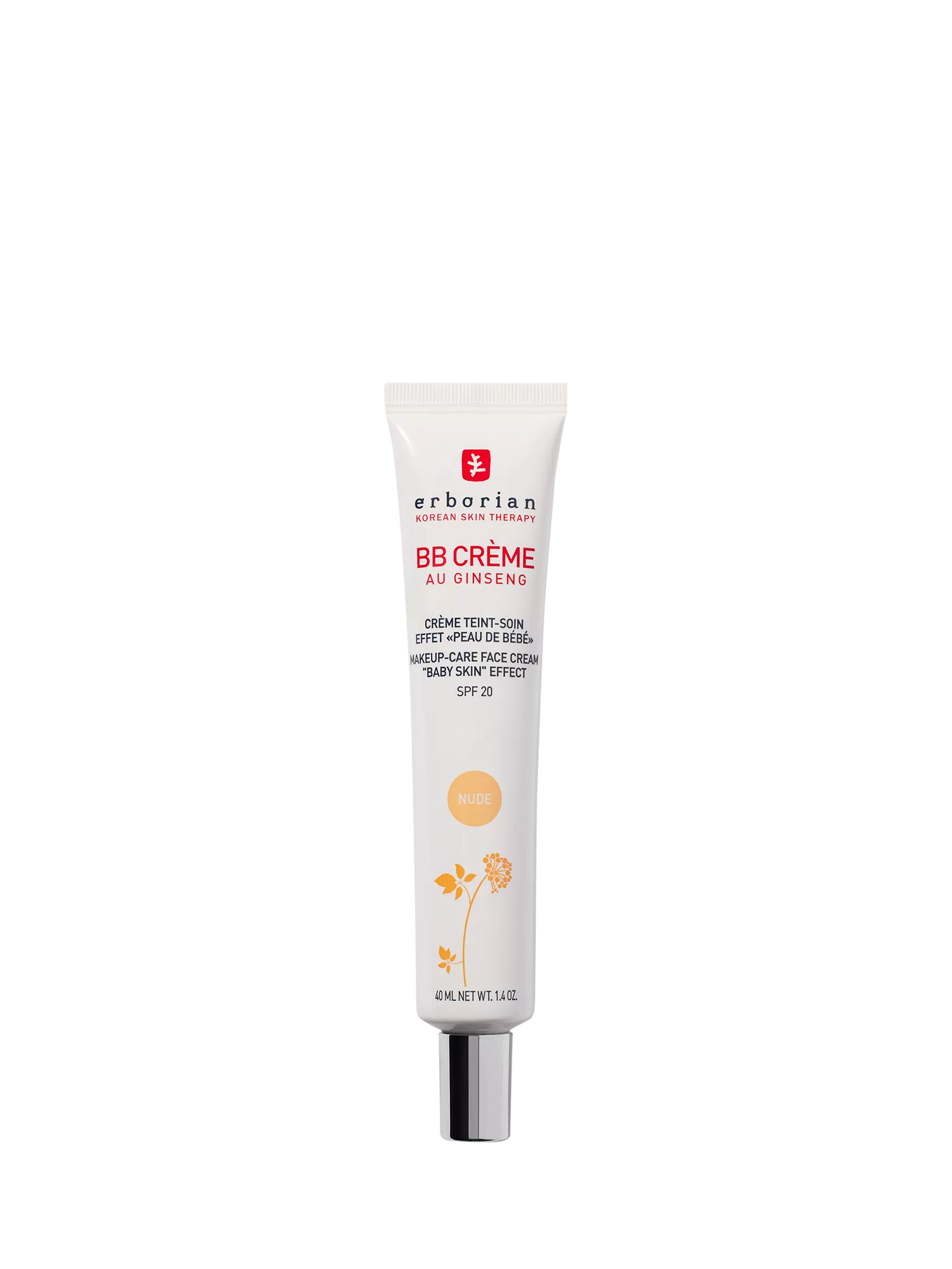Erborian BB Crème Au Ginseng, Nude, 40ml