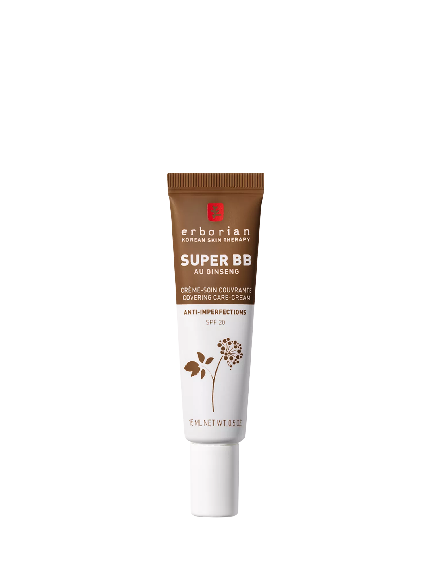 Erborian Super BB Au Ginseng, Chocolat, 15ml