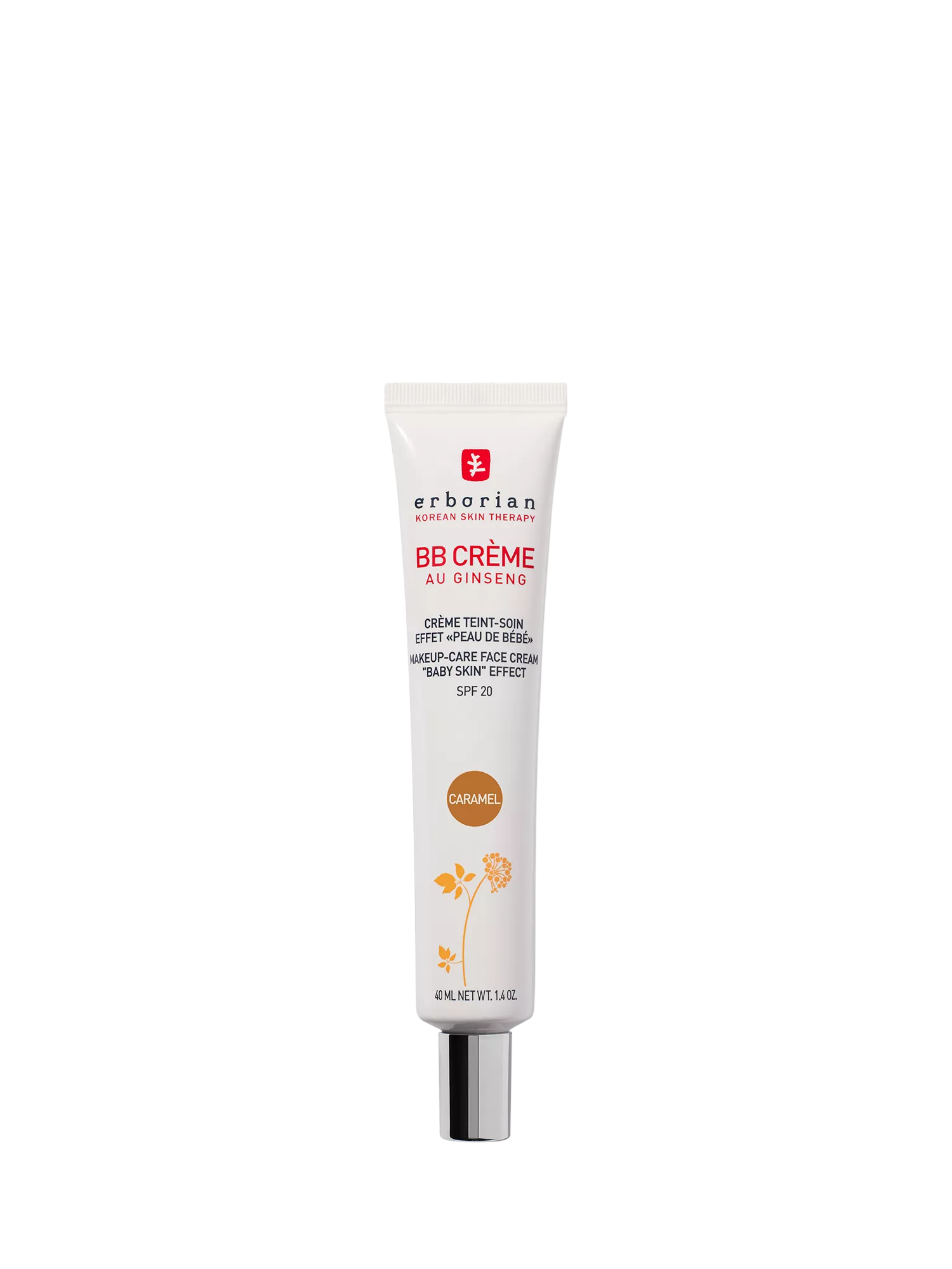 Erborian BB Crème Au Ginseng, Caramel, 40ml