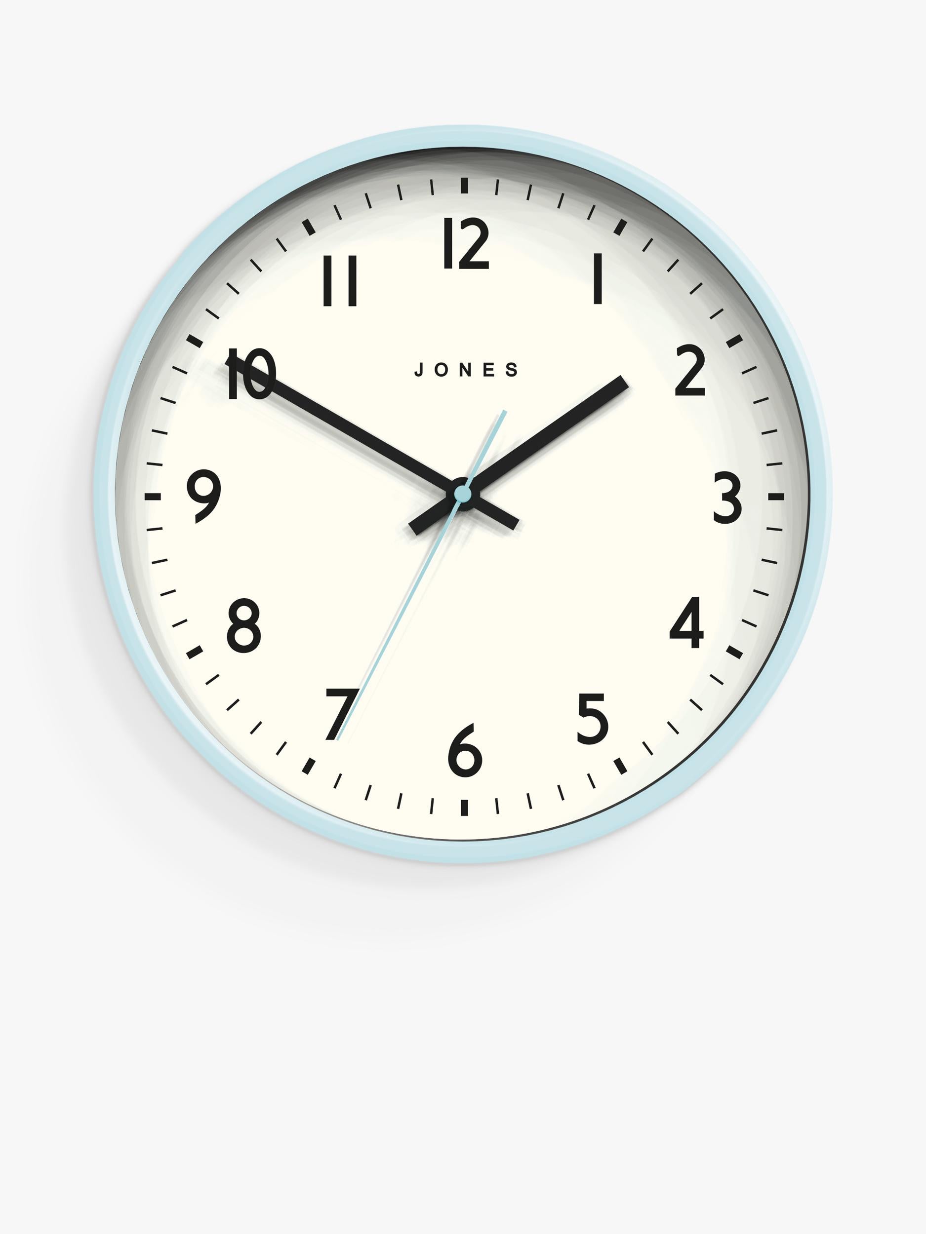 Jones Clocks Jam analogue wall clock 30cm, UK version