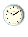 Contemporary Round Analogue Wall Clock with Acrylic Case and Glass Lens, 20cm