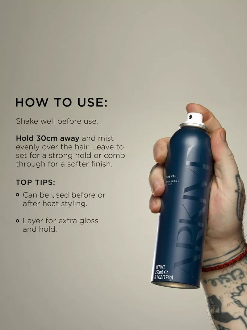 ARKIVE The Veil finishing spray 250ml (British brand)