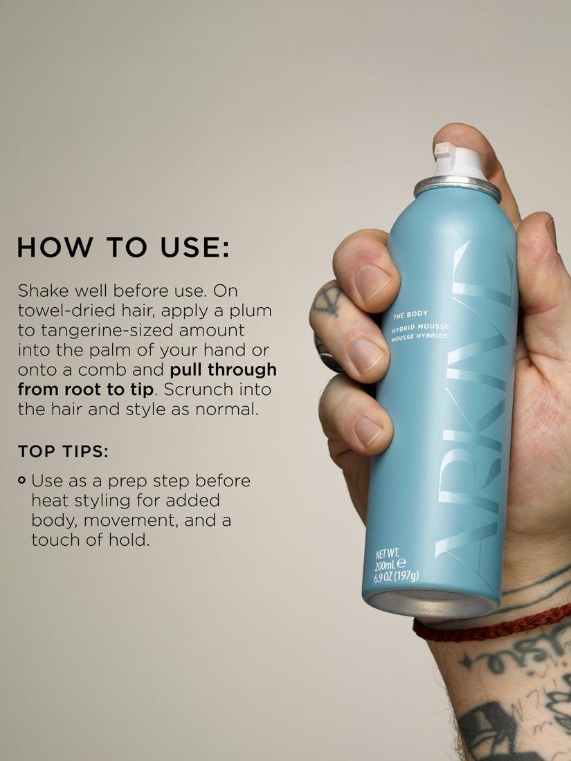 ARKIVE Body Hybrid Mousse 200ml (British brand)