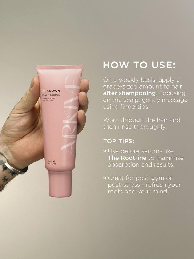 Arkive The Crown Scalp Scrub 180ml - British product