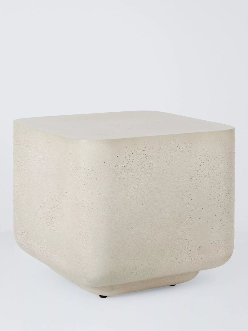 John Lewis square concrete side table 45cm - British product