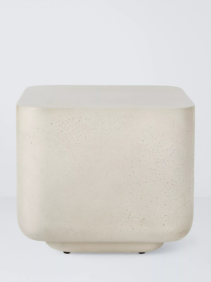 John Lewis square concrete side table 45cm - British product