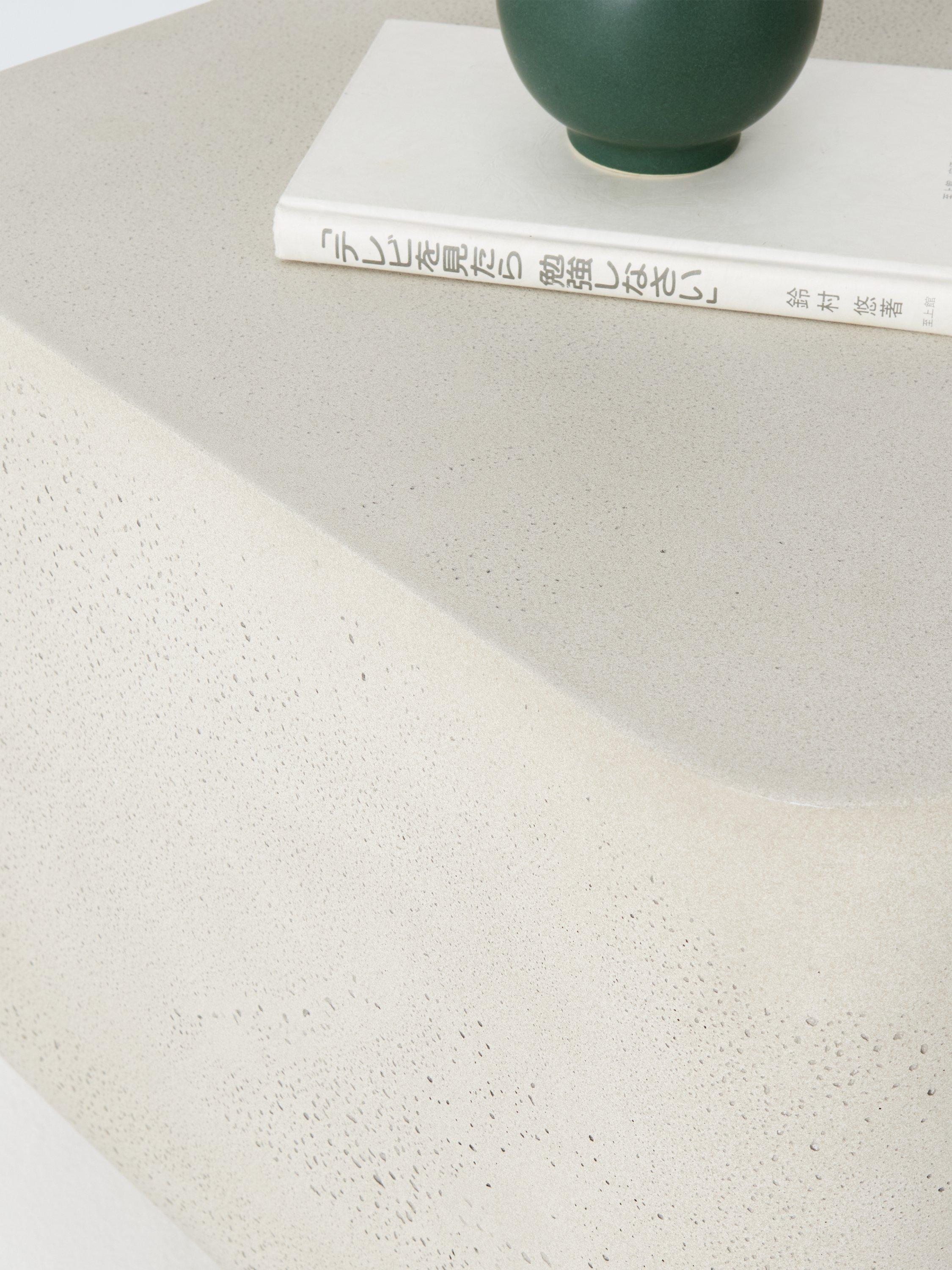 John Lewis square concrete side table 45cm - British product