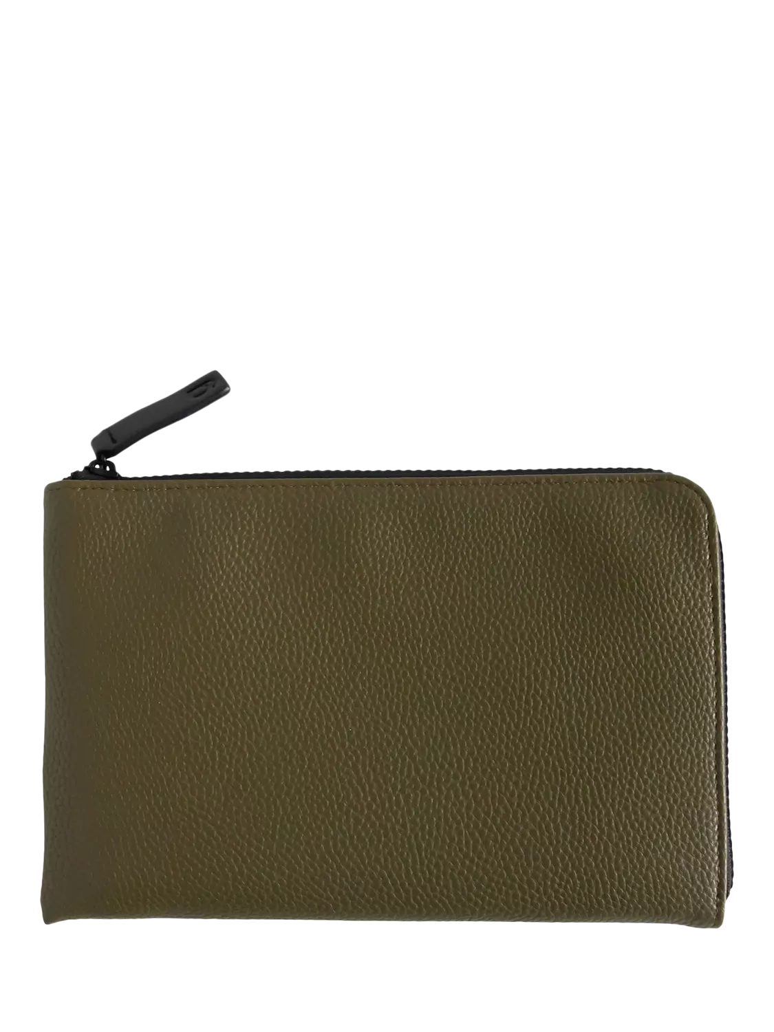 Gardner zipped travel wallet in green - British product