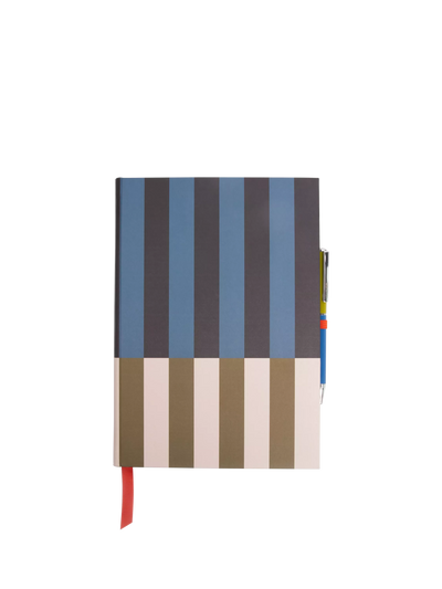 John Lewis Gardner Stripe Notebook & Pen Set, Multi- Buy online at McGrocer