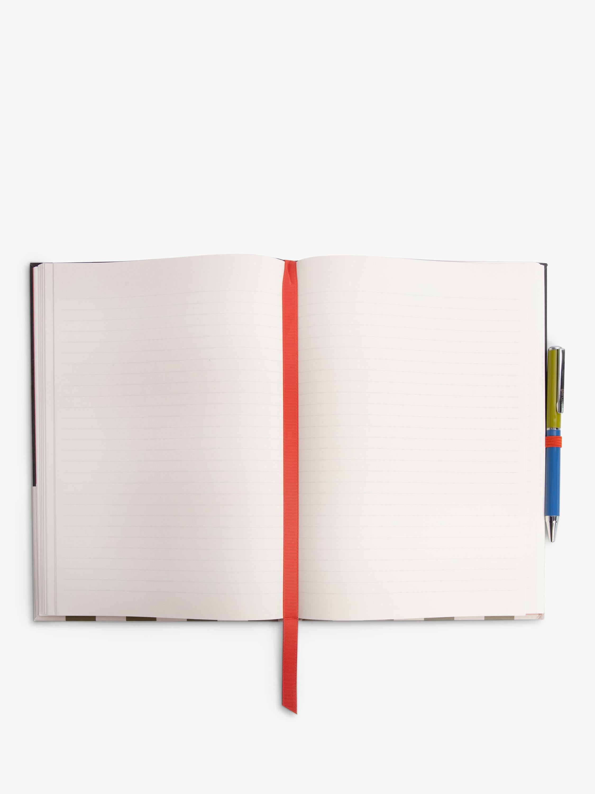Gardner Stripe Notebook with Pen, 200 pages, imported from the UK