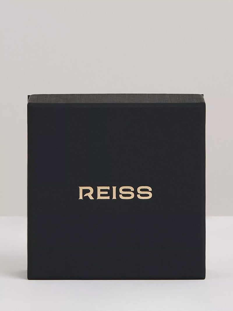 Reiss Claudia Contour hinged cuff bracelet gold tone - British product