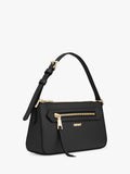 DKNY Bryant Avenue leather crossbody bag in black, imported from the UK