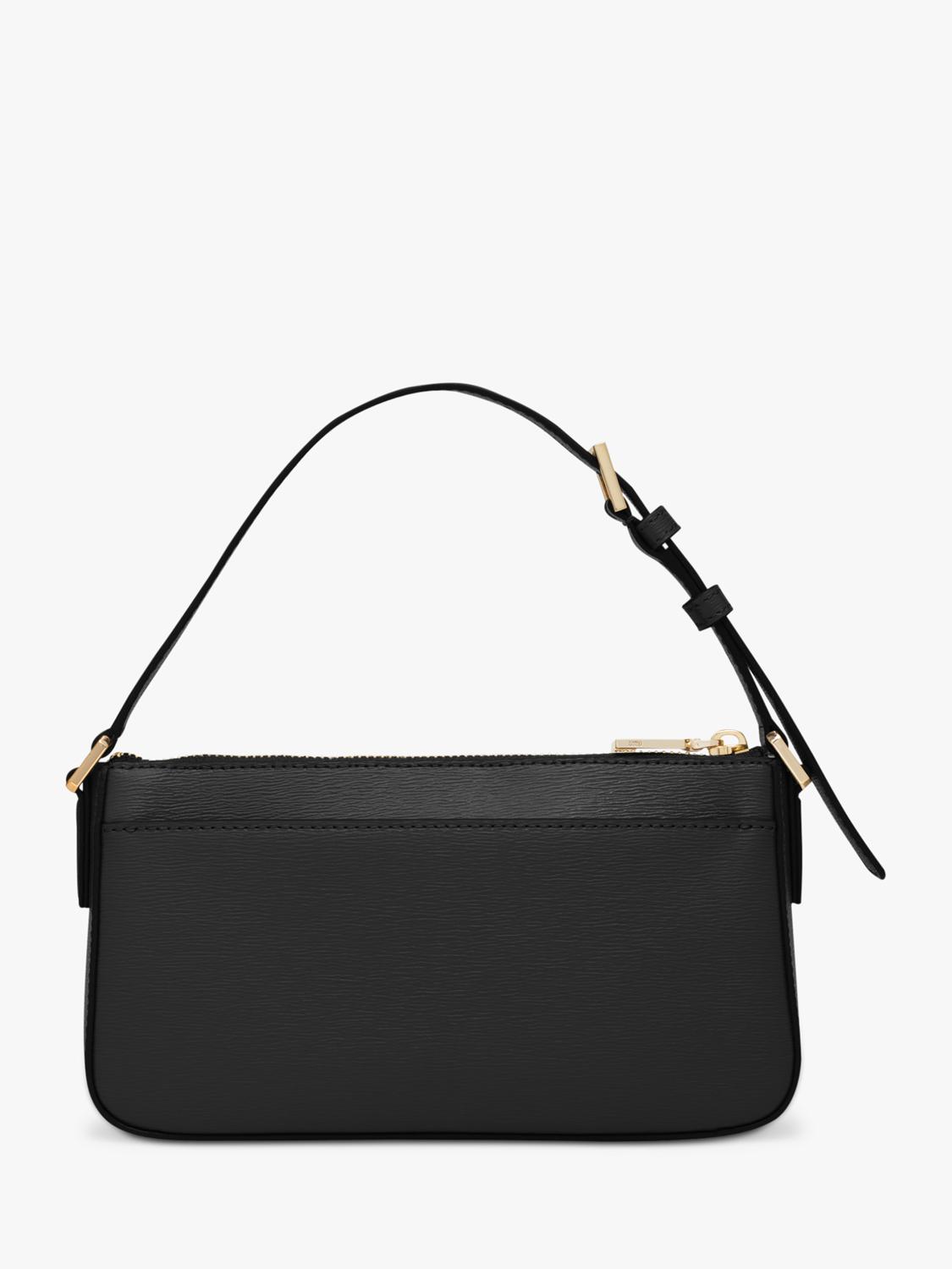DKNY Bryant Avenue leather crossbody bag in black, imported from the UK