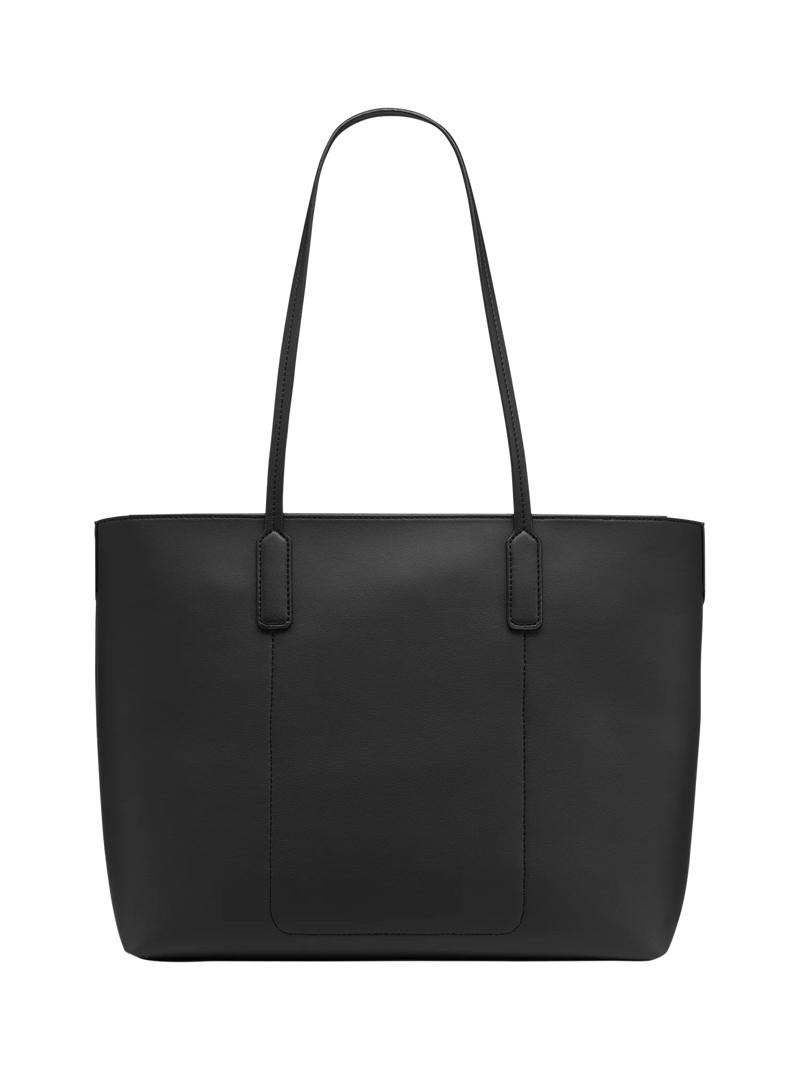 DKNY Saige faux leather tote bag black, UK version