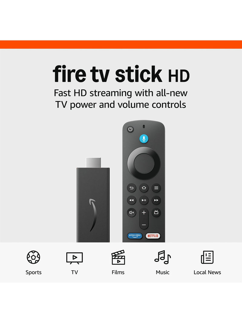 Amazon Fire TV Stick HD streaming device - British product