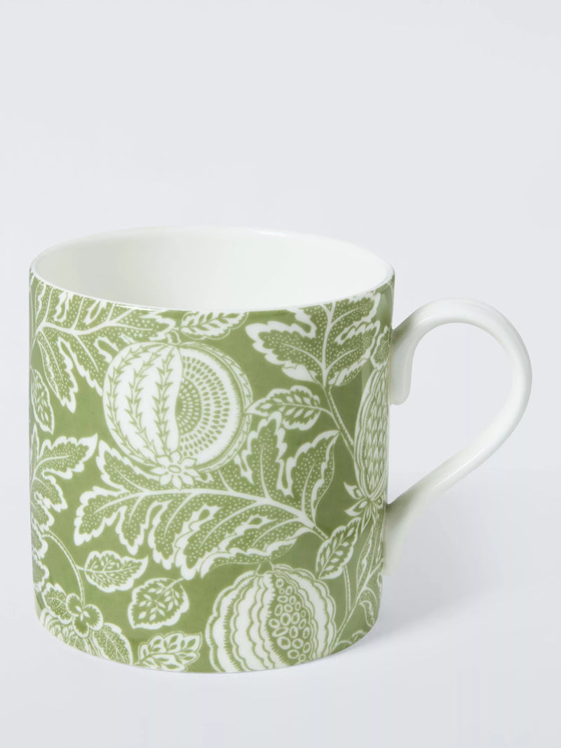 John Lewis x Sanderson Cantaloupe bone china mug 360ml, UK version