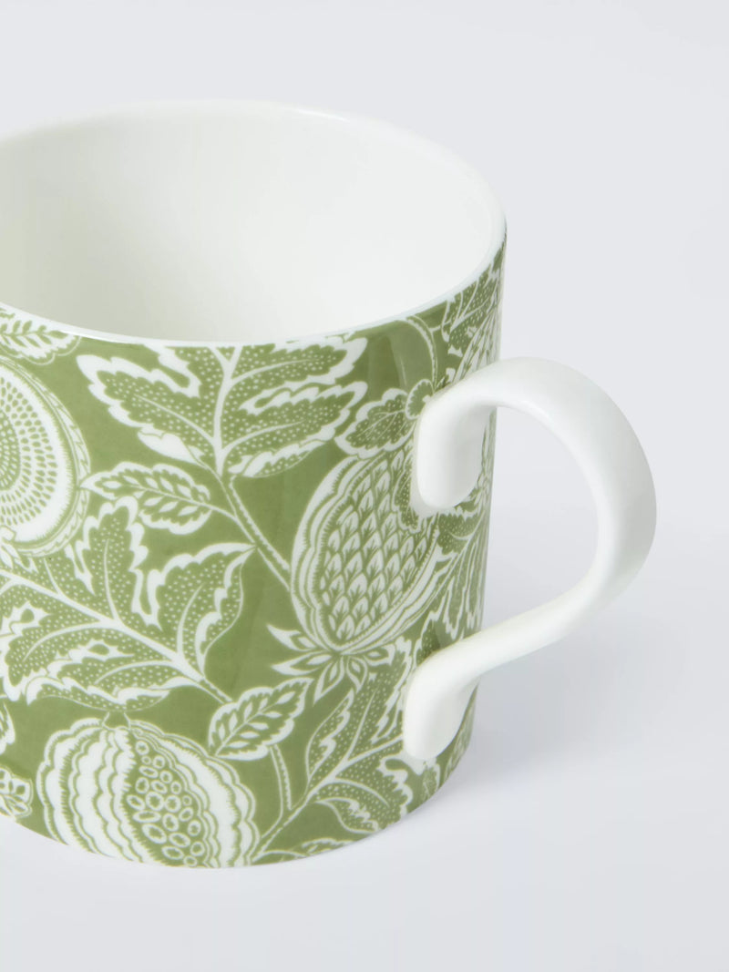 John Lewis x Sanderson Cantaloupe bone china mug 360ml, UK version