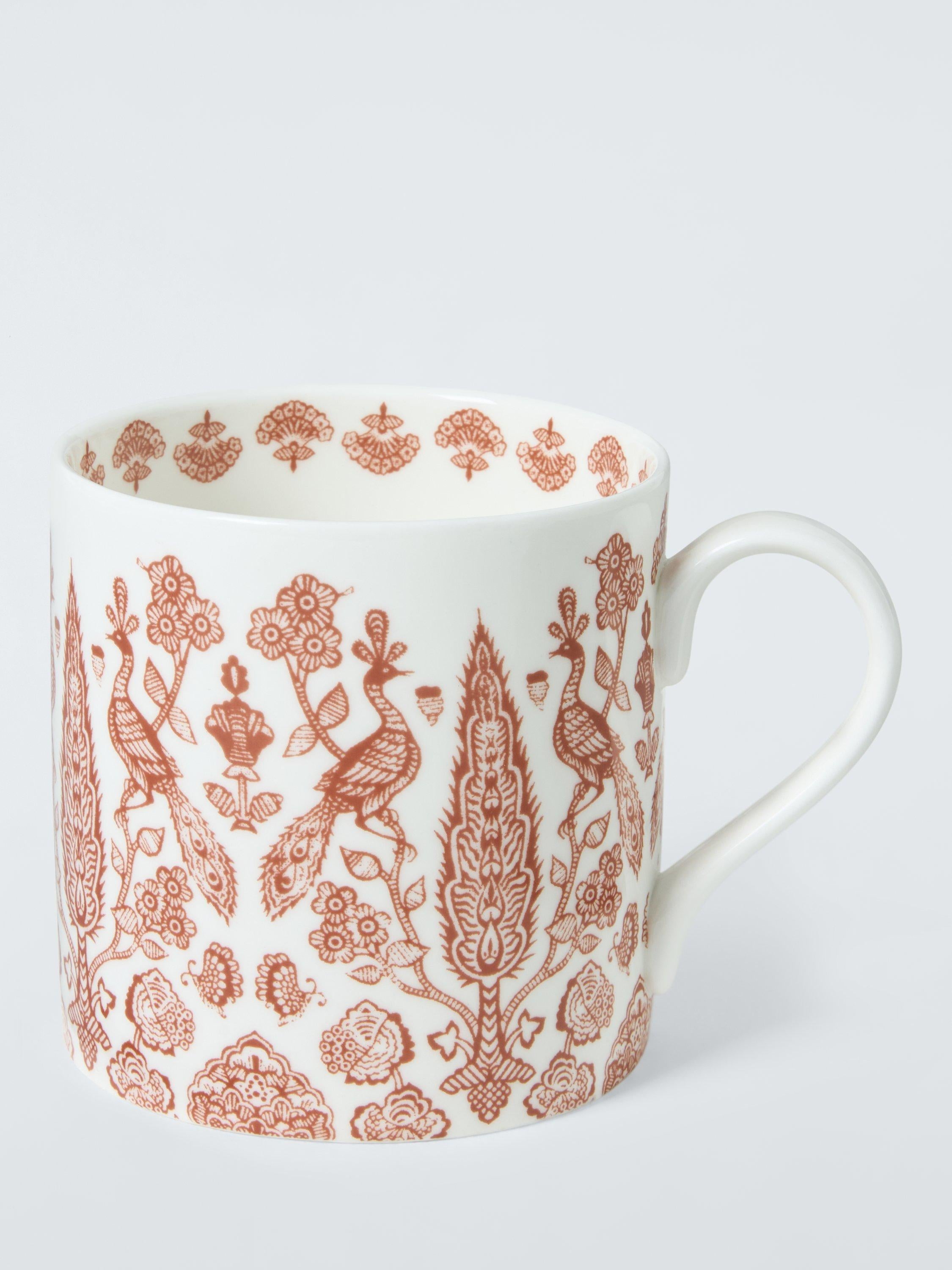 John Lewis x Sanderson Tamizart bone china mug Sienna 360ml, UK version