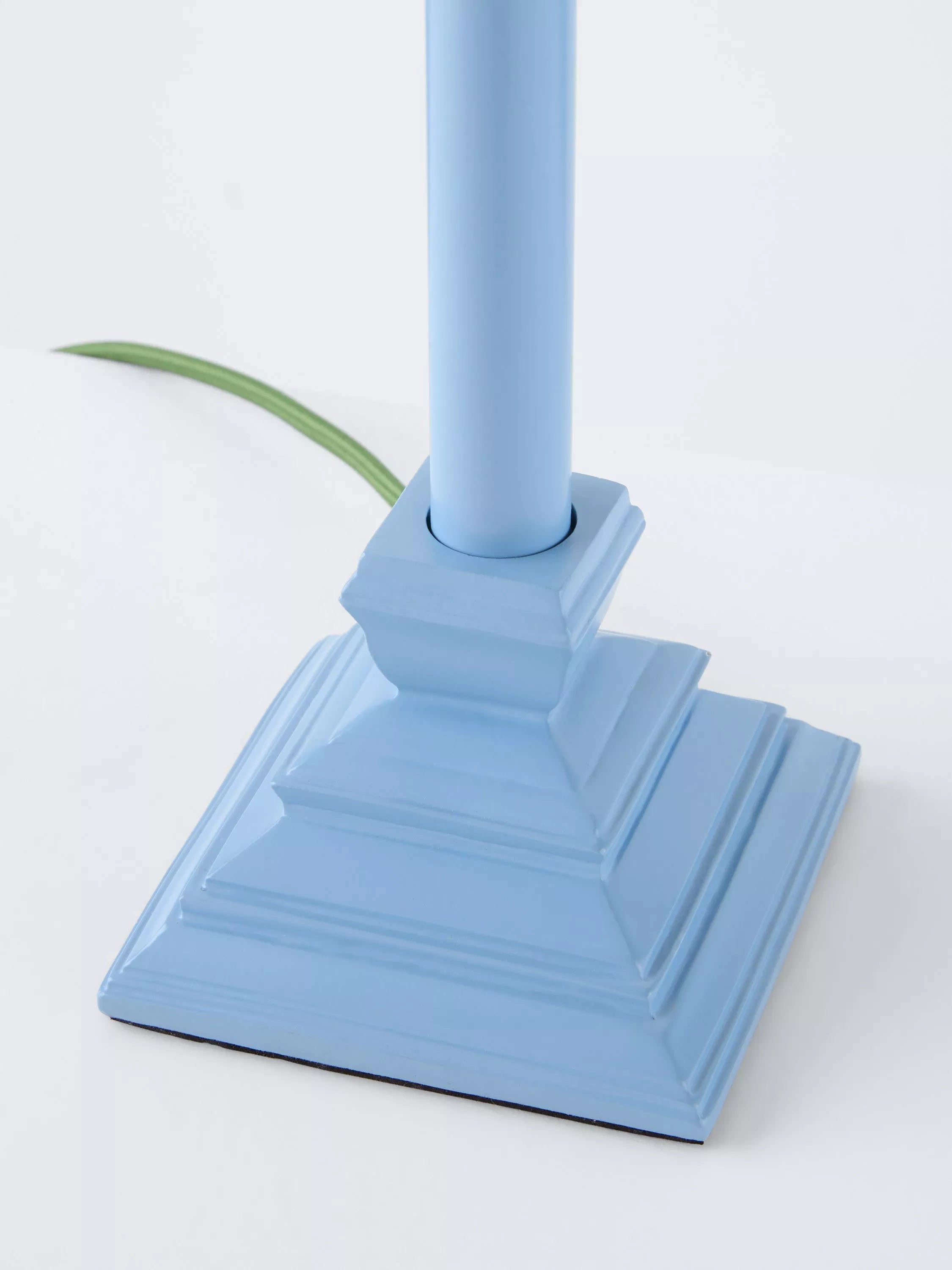 John Lewis x Sanderson blue scallop table lamp, UK version