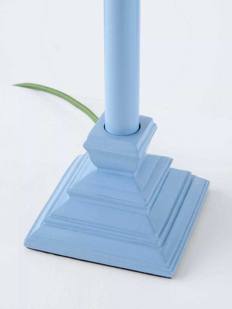 John Lewis x Sanderson blue scallop table lamp, UK version