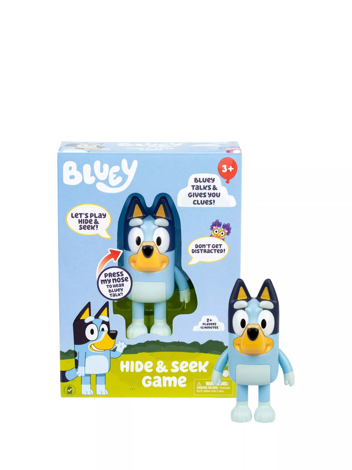 Bluey electronic hide and seek game - British product