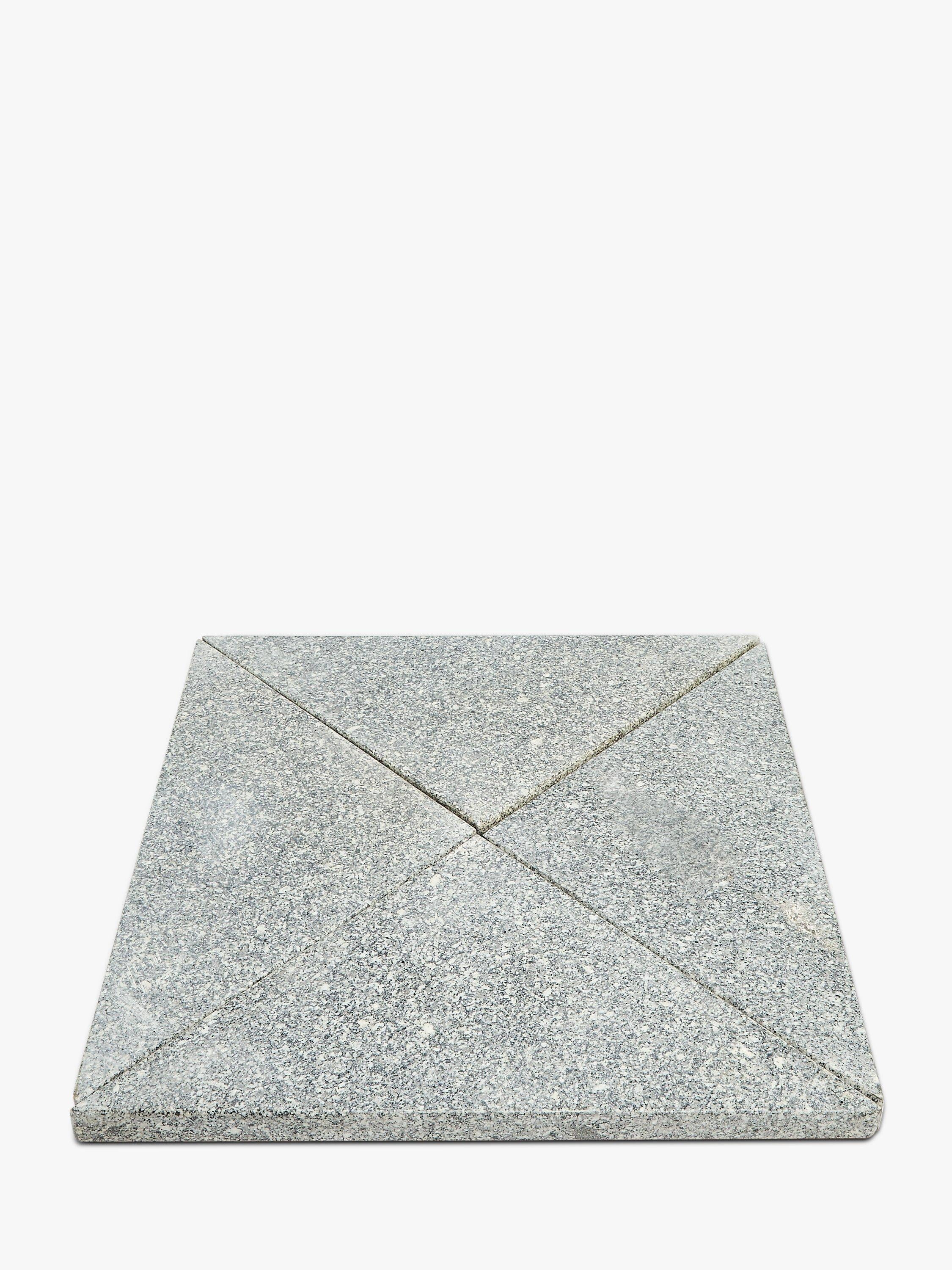 John Lewis granite parasol base weight slabs pack of 4 60kg (British brand)