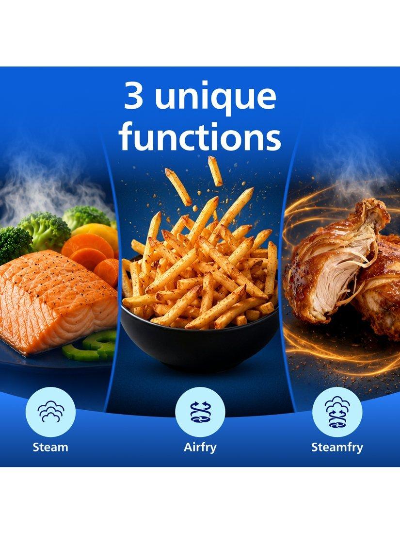 Philips dual basket steam air fryer 9L, imported from the UK