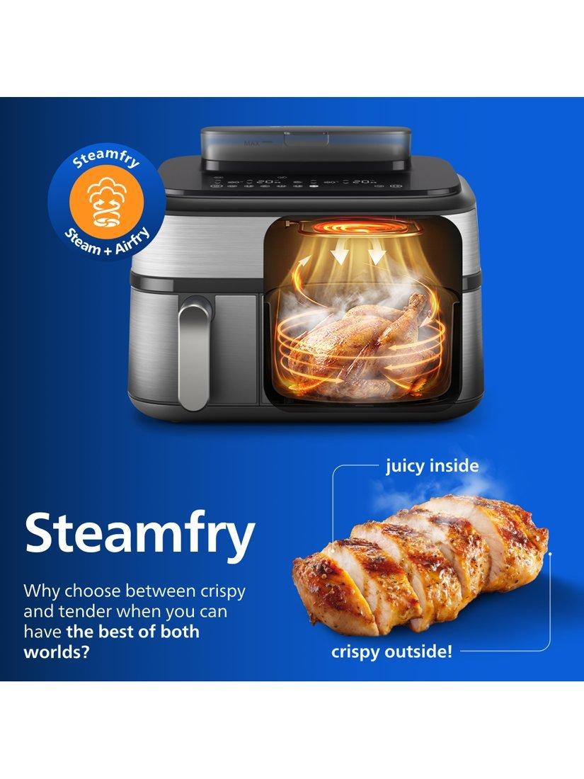 Philips dual basket steam air fryer 9L, imported from the UK
