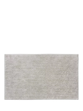 John Lewis Recycled Polyester Quick Dry Bobble Bath Mat, Silver Grey