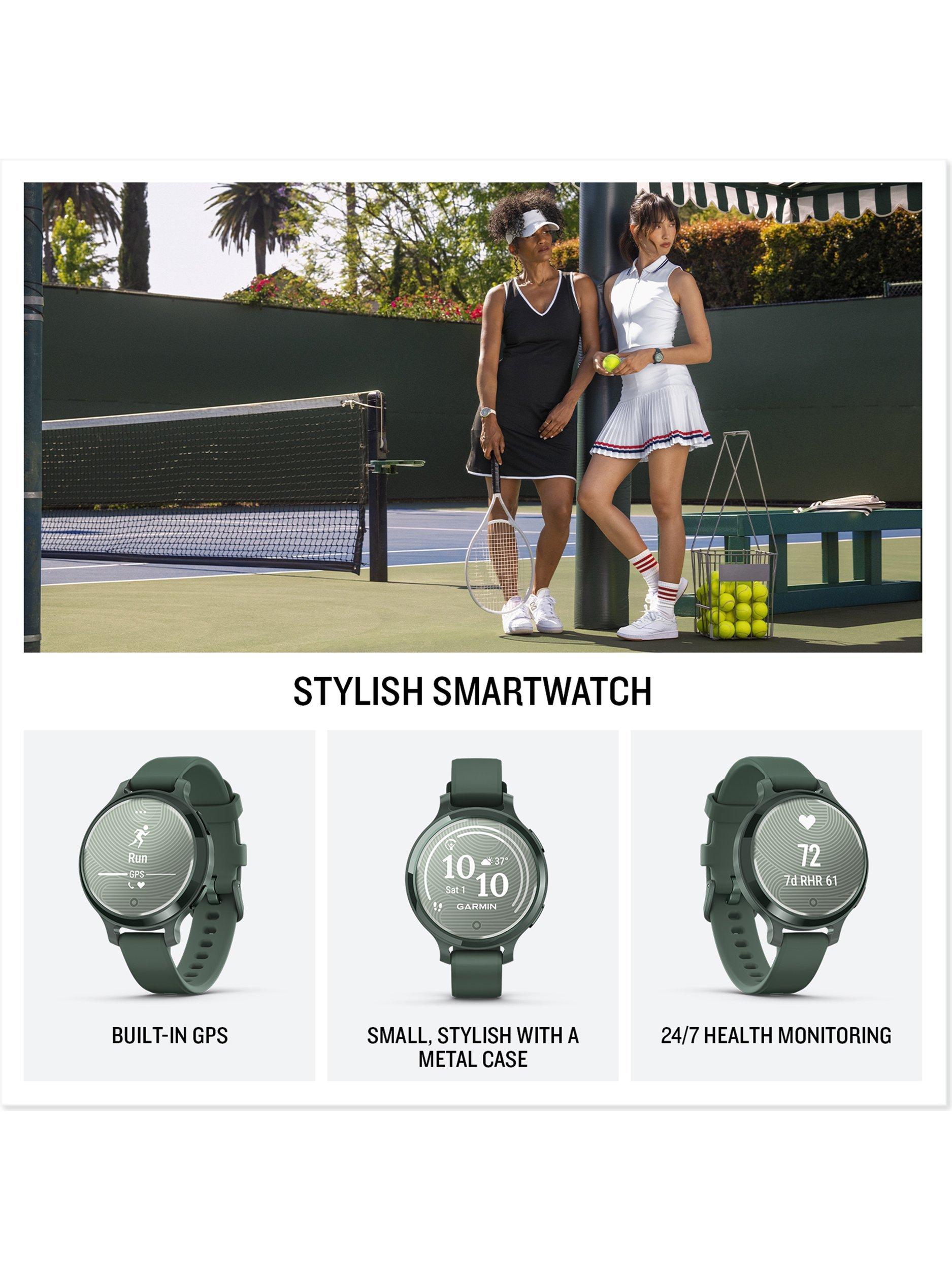 Garmin smart fitness watch Jasper Green (British brand)