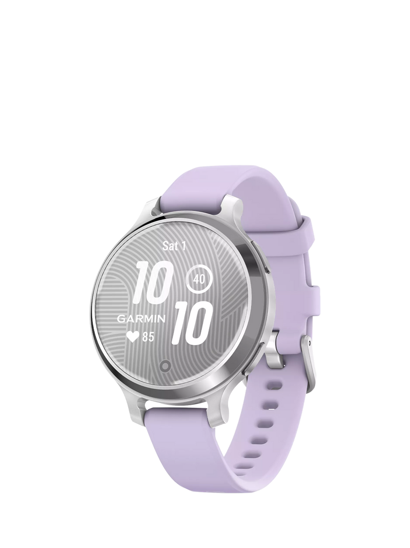 Garmin Lily 2 Active smartwatch Silver and Jasmine Purple, UK version