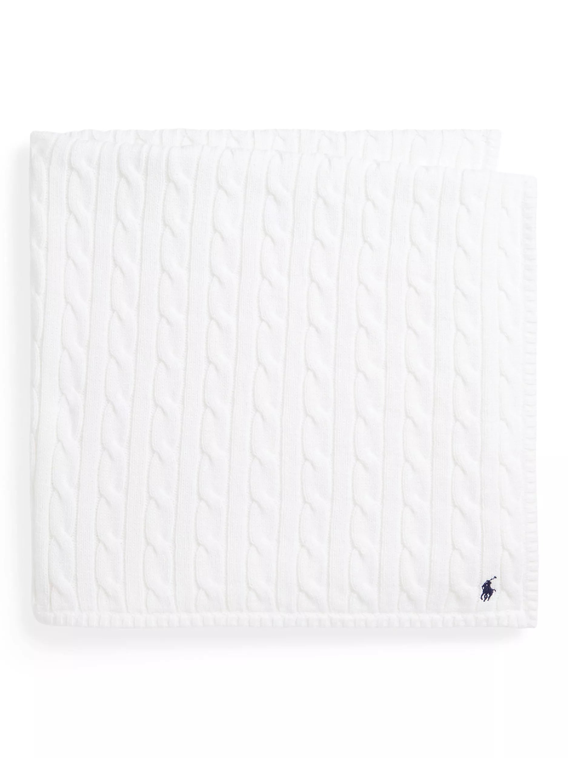 Polo Ralph Lauren baby cable blanket white (British brand)