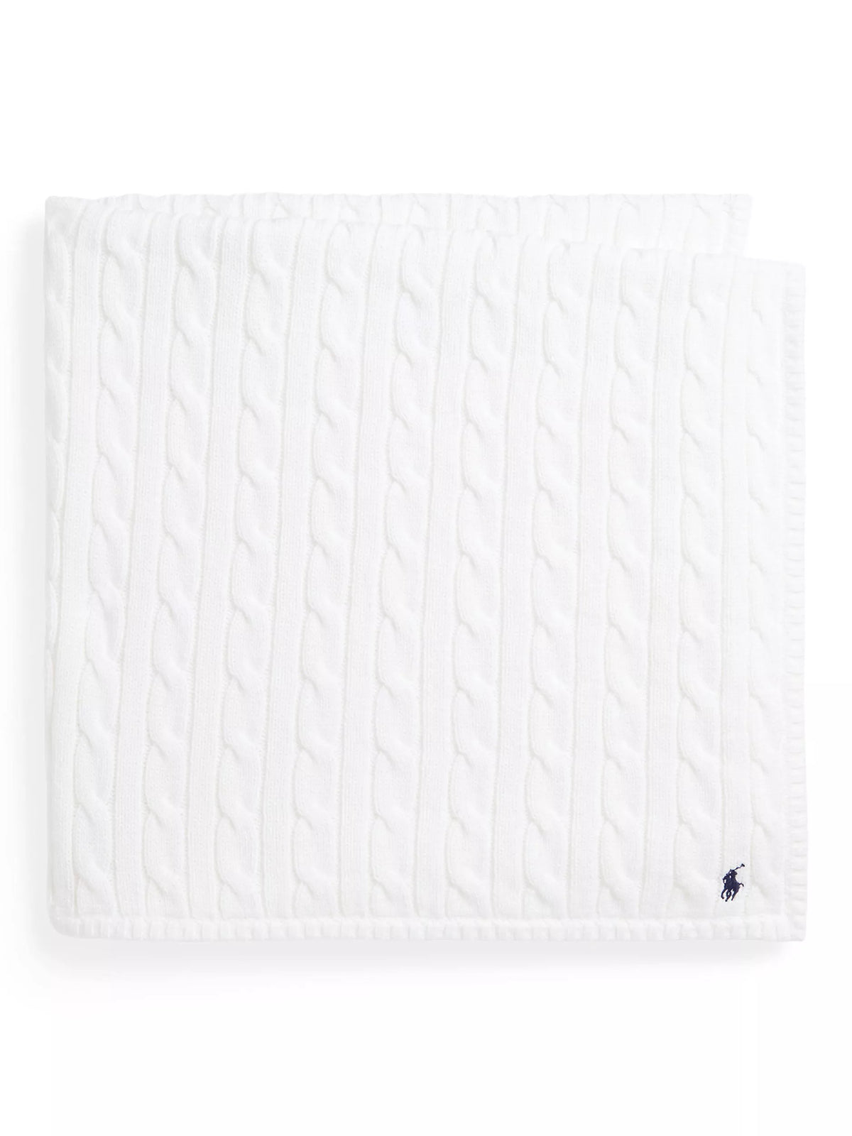 Polo Ralph Lauren baby cable blanket white (British brand)