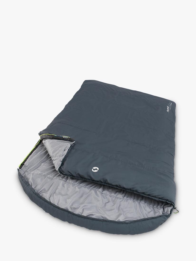 Outwell Campion Lux double sleeping bag in green - British product