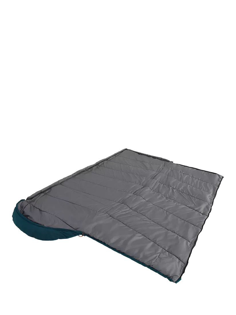 Easy Camp Raven sleeping bag 2-3 season petrol blue (British brand)