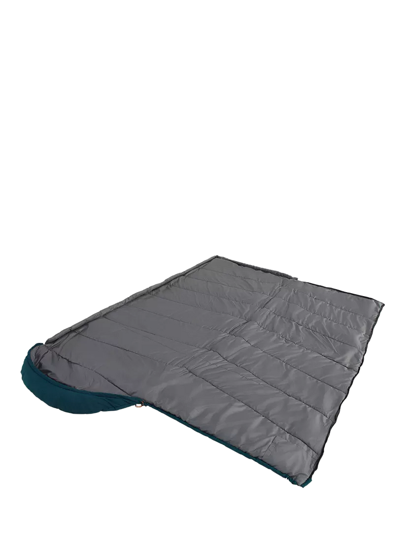 Easy Camp Raven sleeping bag 2-3 season petrol blue (British brand)